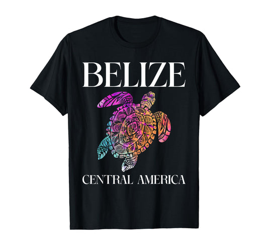 Belize Sea Turtle Central America Vacation Souvenir T-Shirt