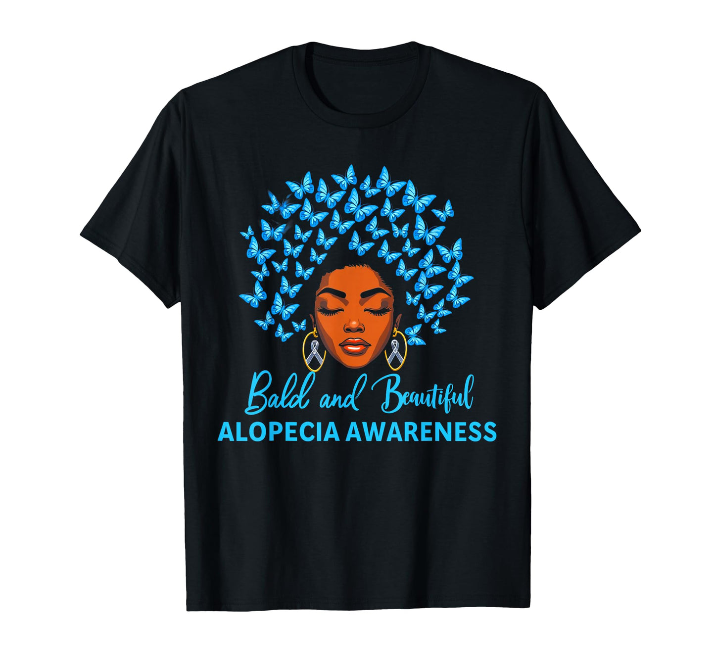 Alopecia Hair Loss Alopecia Areata Awareness T-Shirt