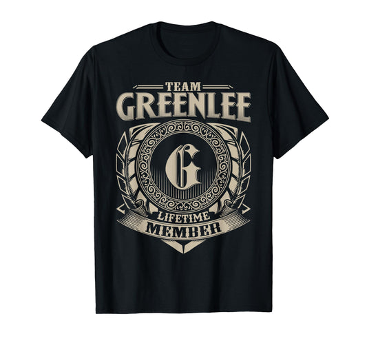 Team GREENLEE Lifetime Member GREENLEE Family Name Vintage T-Shirt