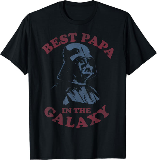 Star Wars Darth Vader Retro Best Papa Graphic T-Shirt T-Shirt