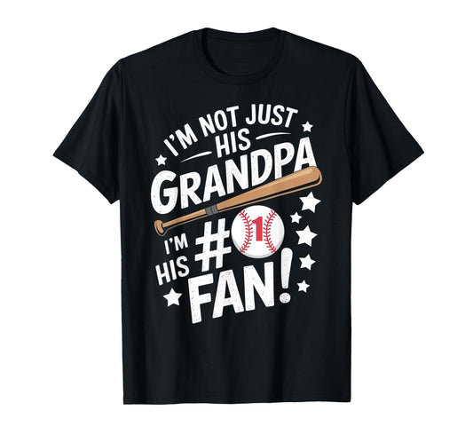 Baseball Grandpa Fan Supporter T-Shirt