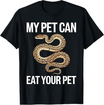 Ball Python Art For Men Women Kids Snake Ball Python Owner T-Shirt