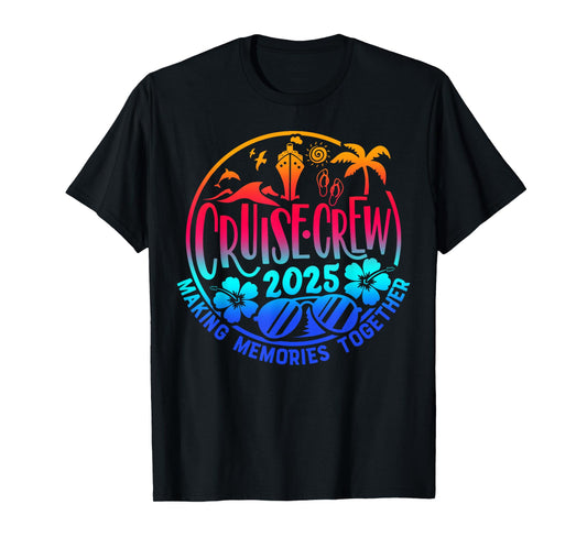 Cruise Crew 2025 Family Friends Vacation Matching Group Trip T-Shirt