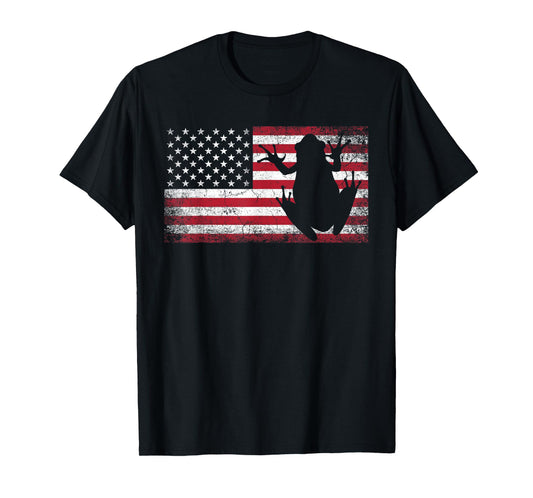Frog Toad 4th of July Gift American Flag USA - America T-Shirt