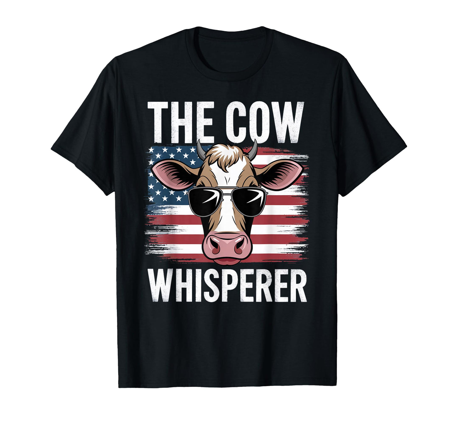 Men Women The Cow Whisperer Farmer Animal Farm Funny T-Shirt