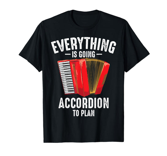 Accordion Design For Men Women Accordionist Accordion Player T-Shirt