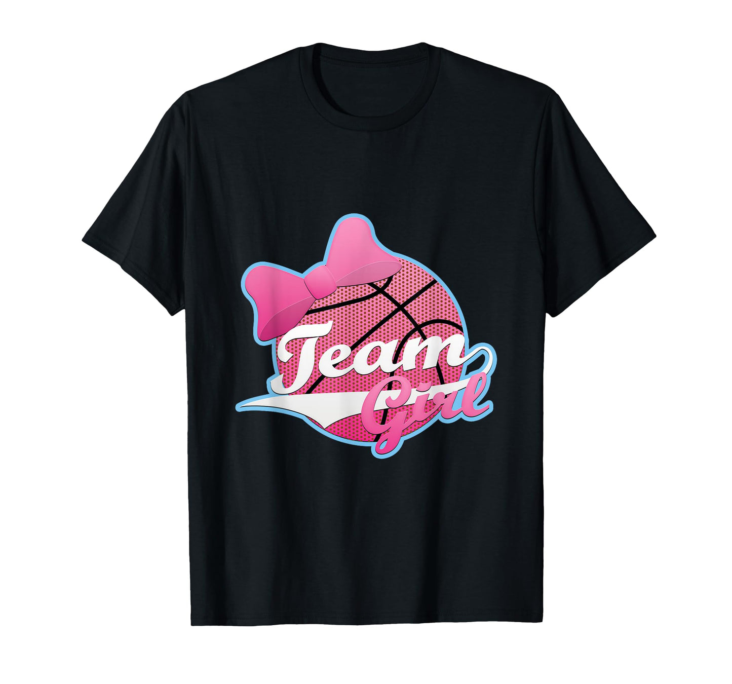 Gender Reveal Party | Team Pink, Girl, Basketball T shirt