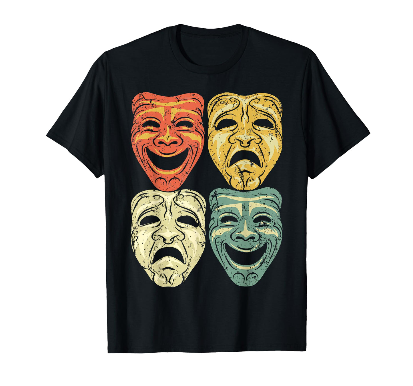 Theatre Art For Men Women Broadway Drama Musical Theater T-Shirt