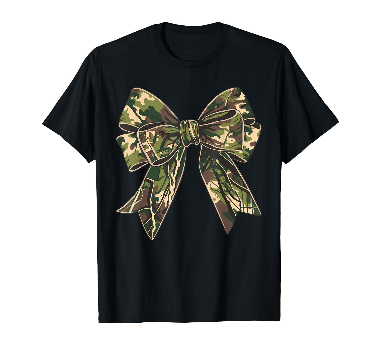 Camo Coquette Bow Hunt Duck Hunting Camouflage T-Shirt