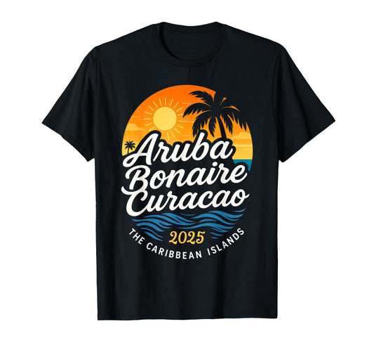 2025 ABC Islands Aruba Bonaire Curacao Cruise Vacation T-Shirt