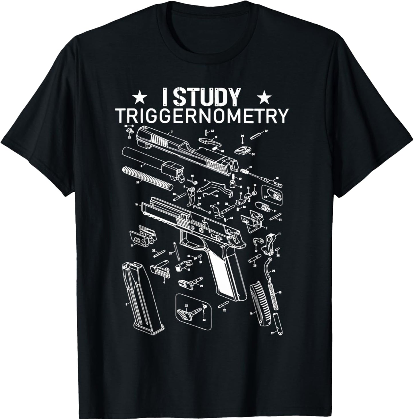 I Study Triggernometry Shirt for Gun Education T-Shirt