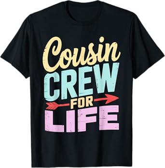Cousin Crew Pajamas Kids Girls Toddler Matching Gifts T-Shirt