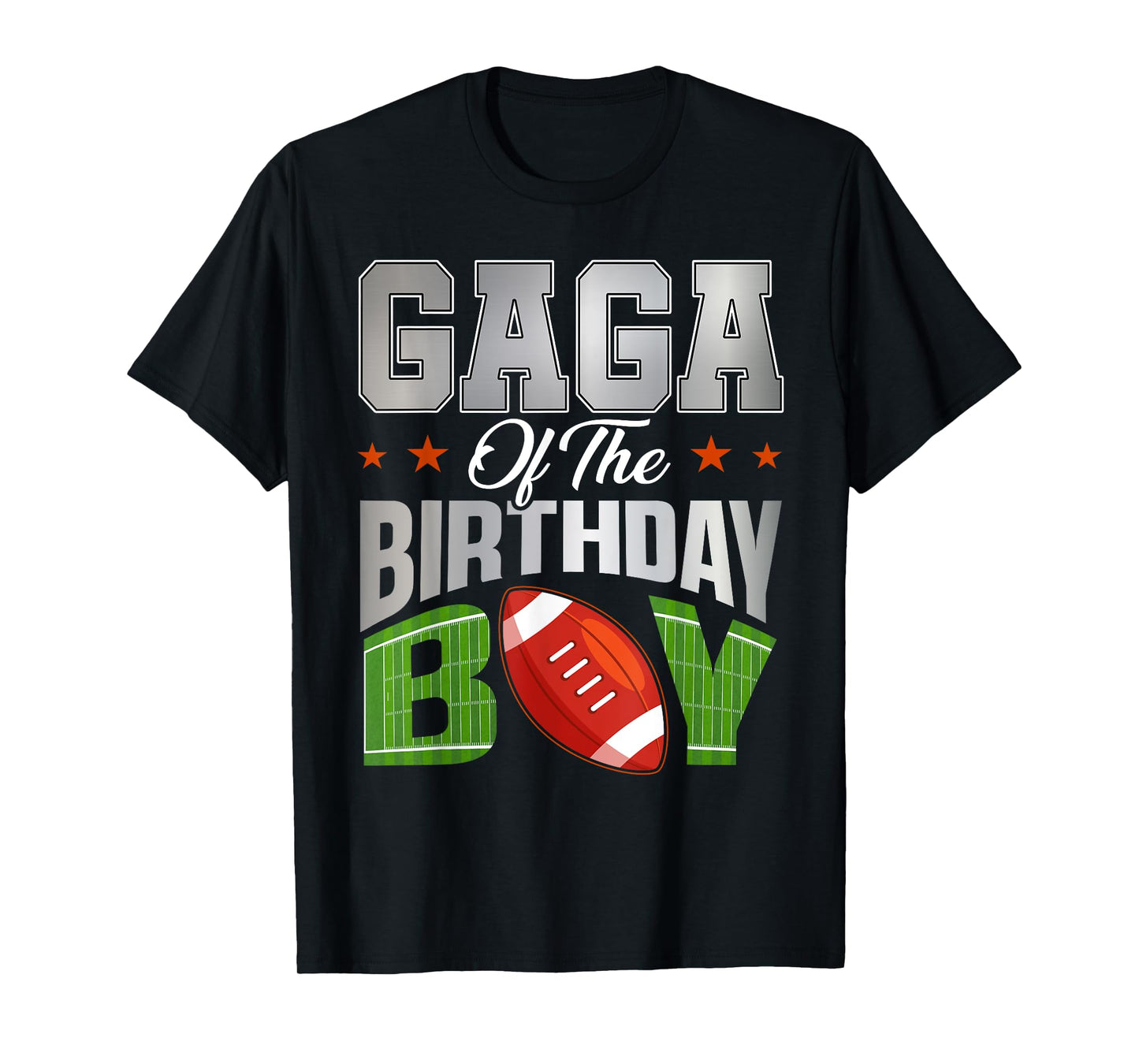 Gaga of The Birthday Boy Football Party Family Matching T-Shirt