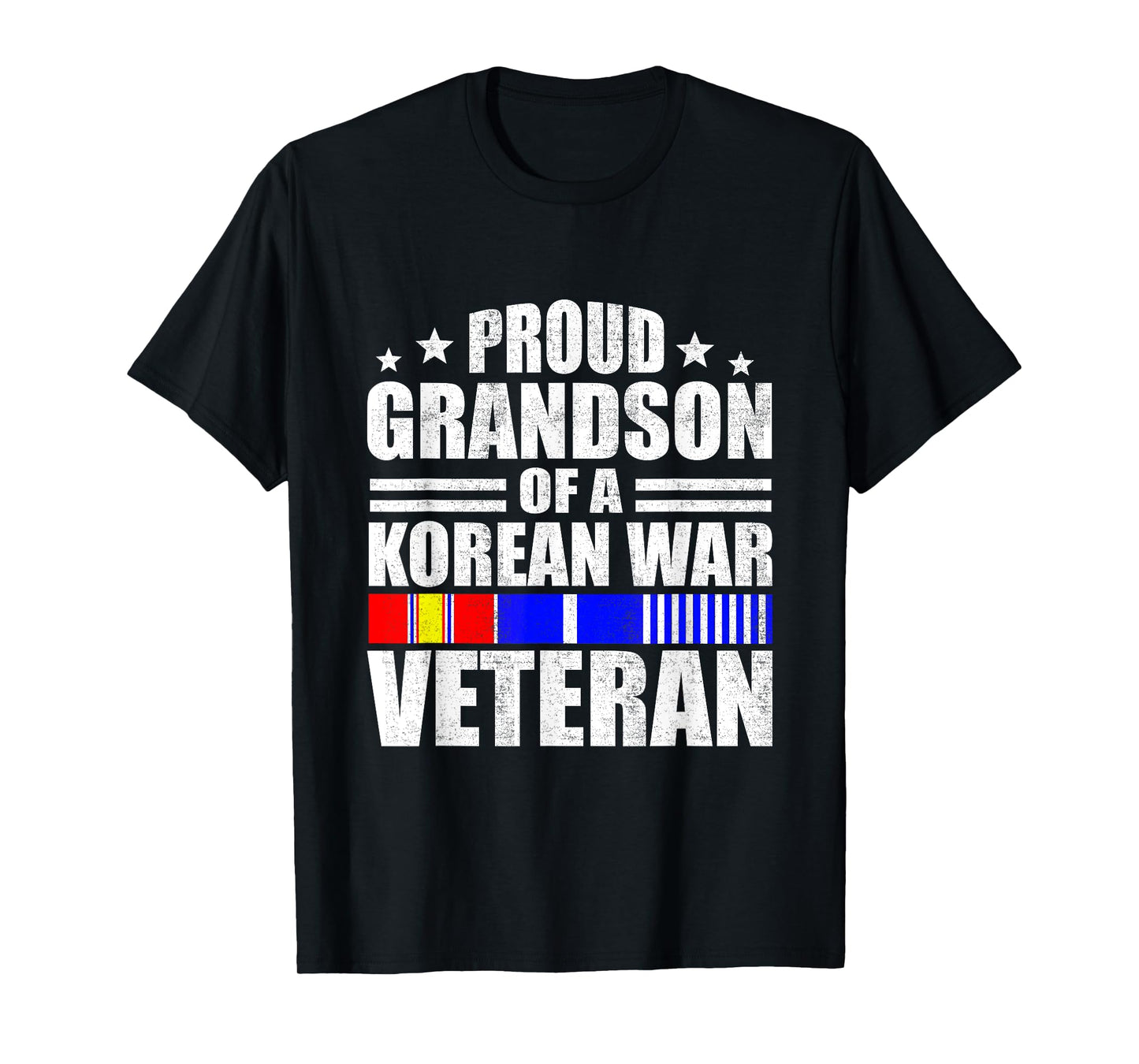 Proud Grandson Of Korean War Veteran - Military Family T-Shirt