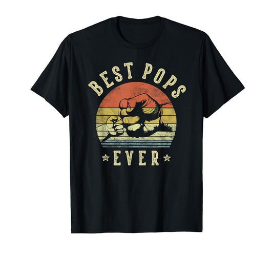 Best Pops Ever - Retro Fist Bump Vintage Design Pops T-Shirt