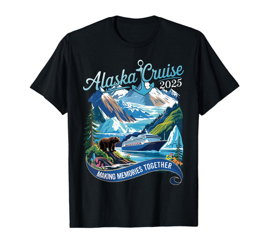 Alaska Cruise 2025 Matching Family Friends And Group Alaskan T-Shirt