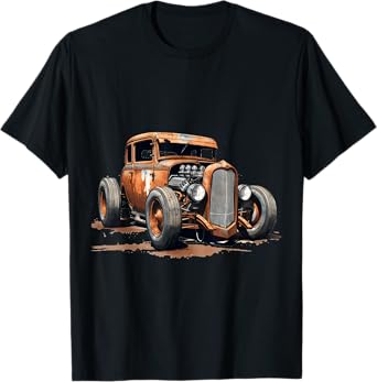Rust Bucket Hot Rod Rat Rod Vintage Classic Car Men T-Shirt