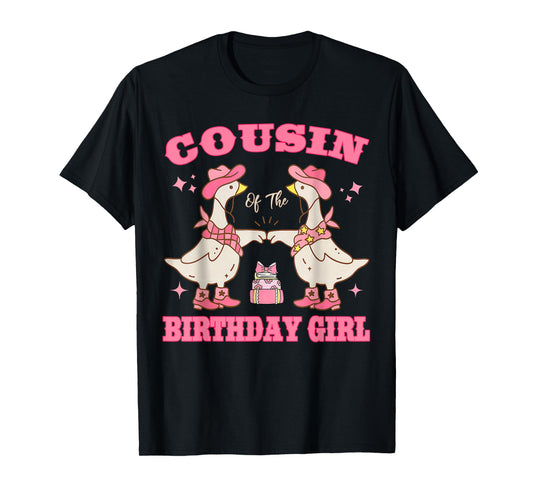 Cousin Silly Goose Birthday Girl Family Matching Party T-Shirt