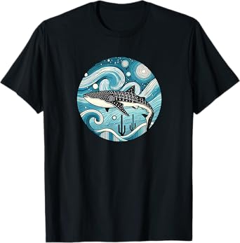 Whale Shark Ocean Animal - Van Gogh Starry Night Style T-Shirt