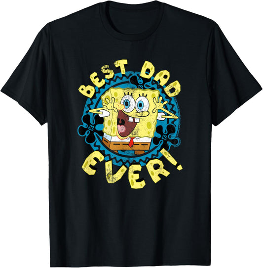 SpongeBob SquarePants Father's Day Best Dad Ever T-Shirt