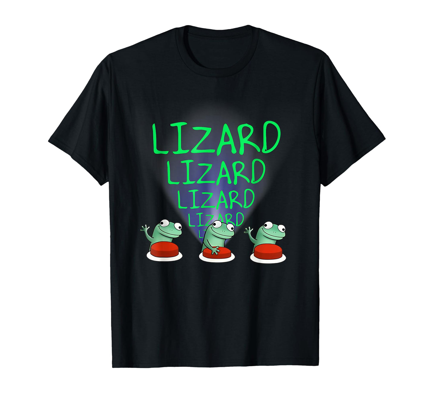 Funny Weirdcore Animal Women Men Lizard Lizard Lizard Meme T-Shirt