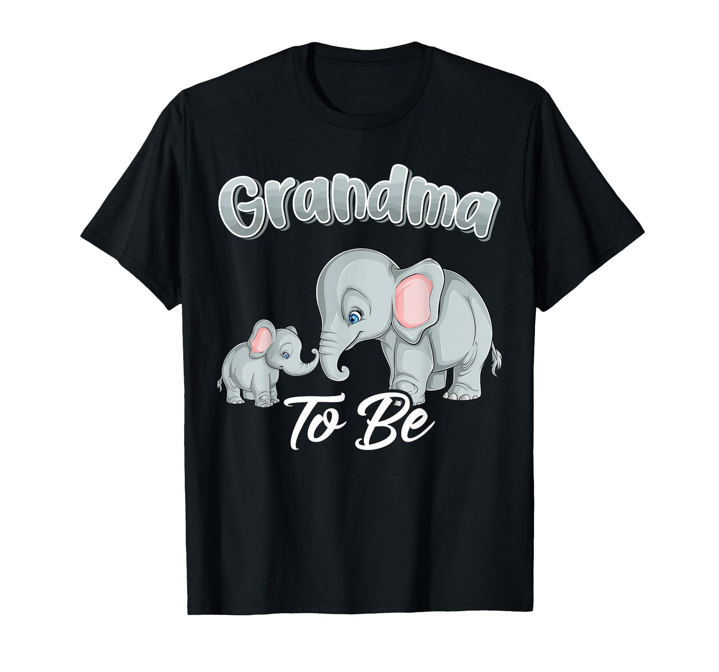 Soon Grandma To Be Elephants For Baby Shower Gender Reveal T-Shirt