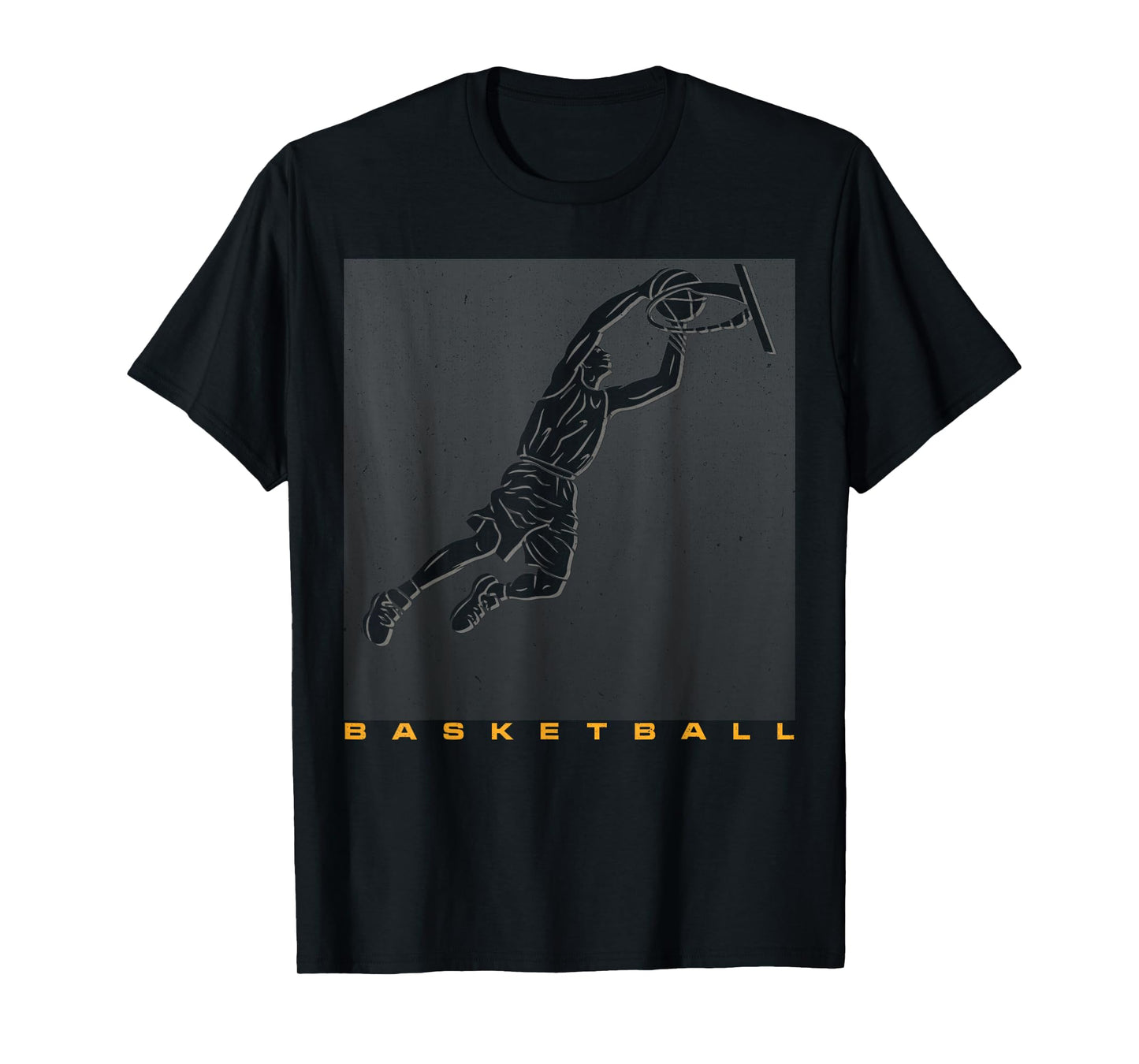 Vintage Retro Love Basketball, Basketball Player Silhouette T-Shirt