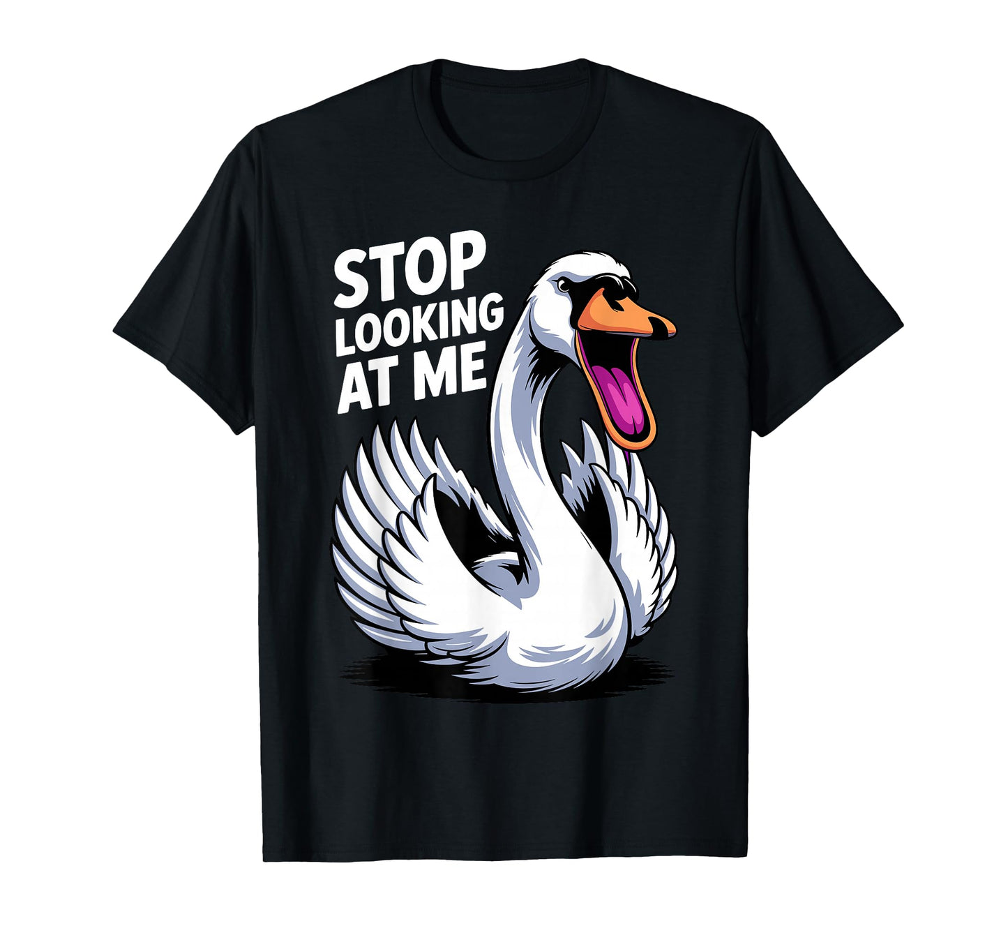 Funny Swan Design for Men Women Toddlers Animal Swan Lover T-Shirt