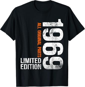 Vintage 1969 56th Birthday Gifts Men Women 56 Years Old T-Shirt