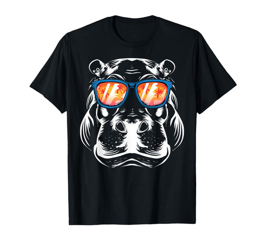 Cool Hippopotamus For Men Women Hippo Zoo Day Animal Lover T-Shirt