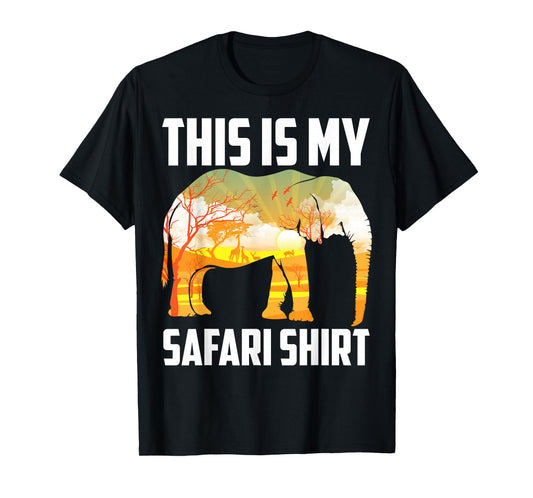 Cool Safari Costume For Men Women Kids Adult African Safari T-Shirt