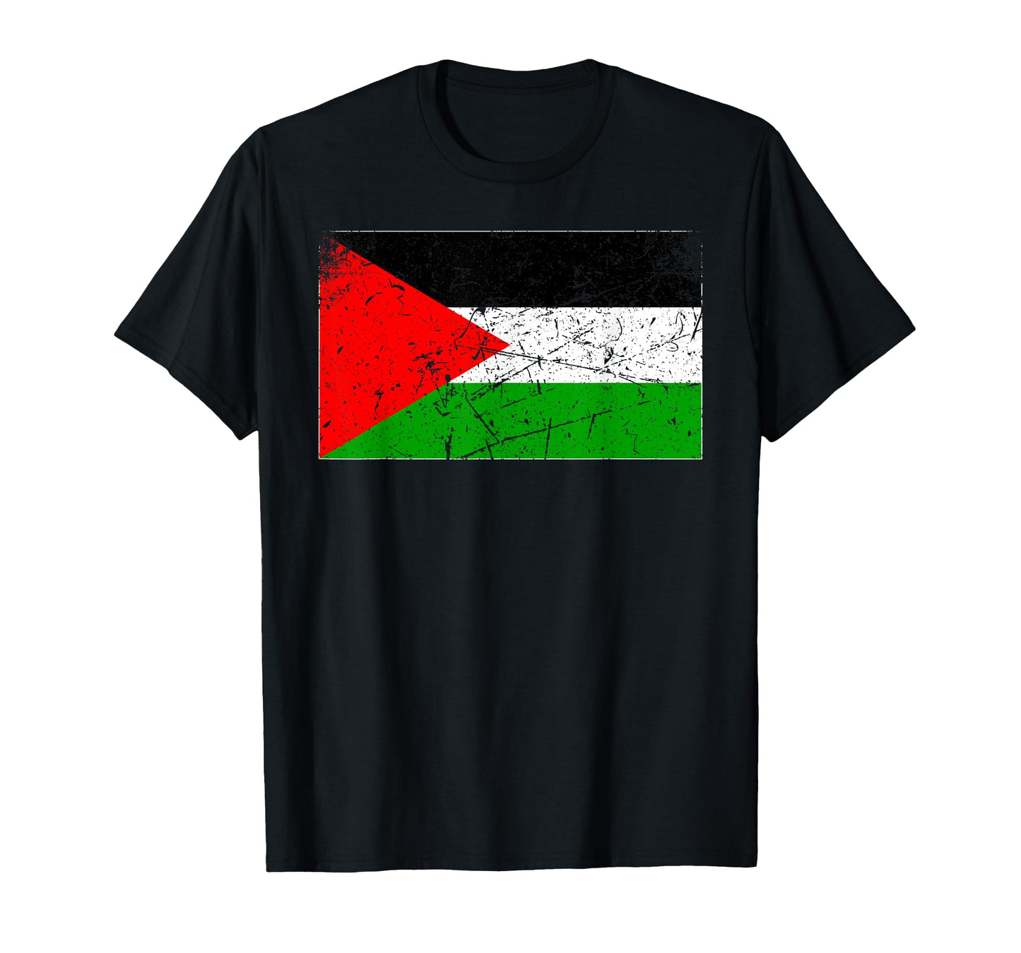 Vintage Palestine Flag For Men Women Kids Boys Girls T-Shirt