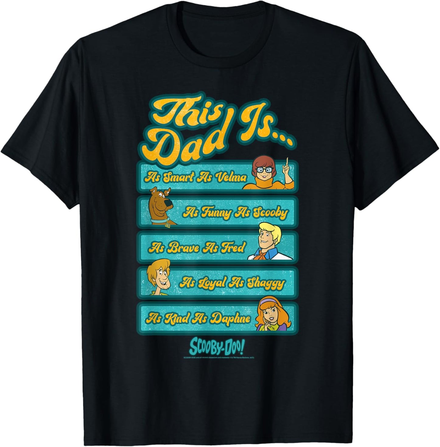 Scooby-Doo Father's Day Vintage Group Shot This Dad Is... T-Shirt
