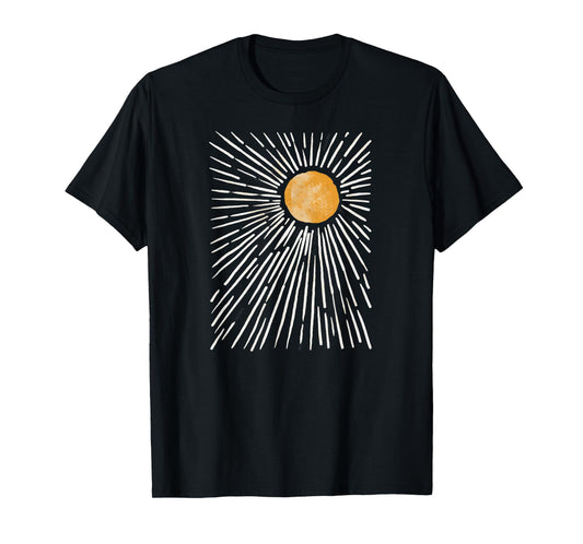 Sunburst Vintage Design Men Women T-Shirt