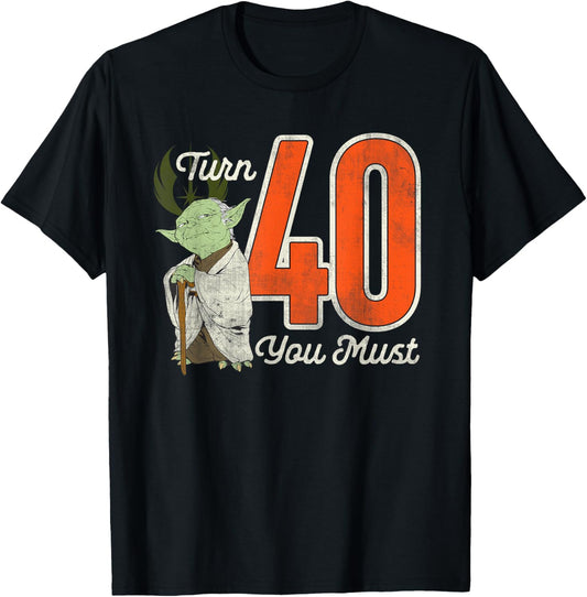 Star Wars Yoda 40th Birthday T-Shirt