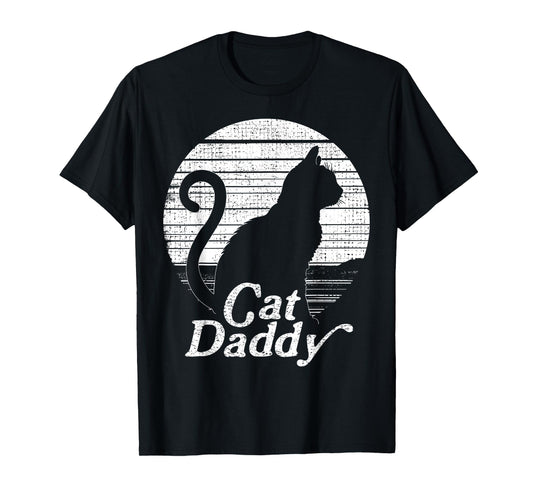 Mens Cat Daddy Funny Cat Lover - Cat Dad T-Shirt