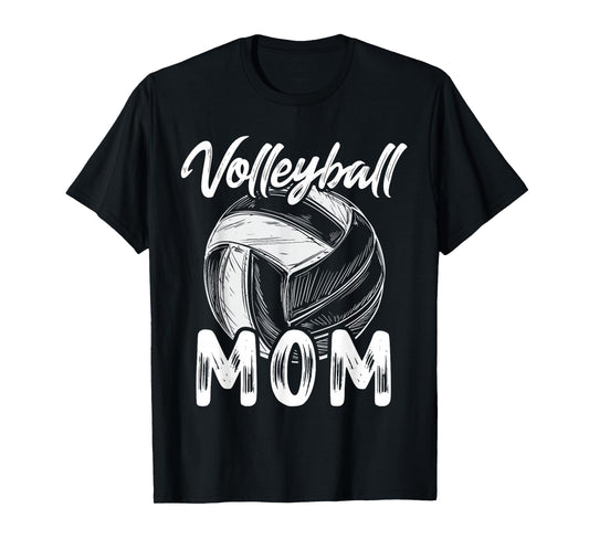 Volleyball Mom For Women Family Matching Players Team Mommy T-Shirt