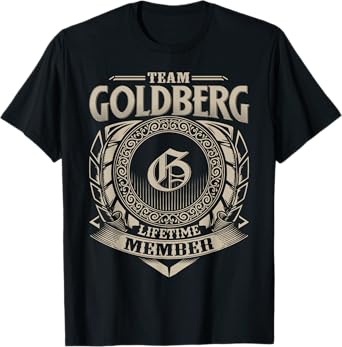 Team GOLDBERG Lifetime Member Vintage GOLDBERG Family T-Shirt