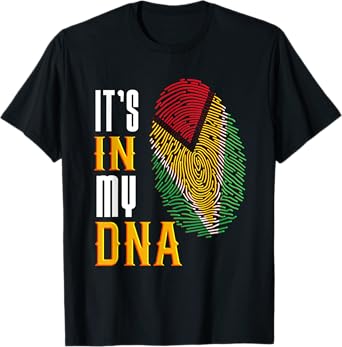Patriotic Guyana It's In My DNA T-Shirt