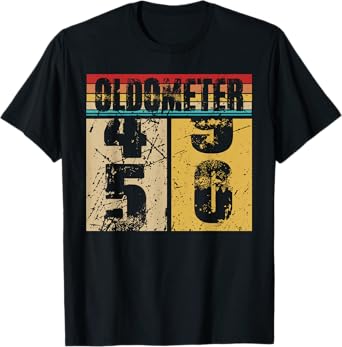 Oldometer 49-50 Shirt Funny 50th Turning 50 Birthday Gift T-Shirt