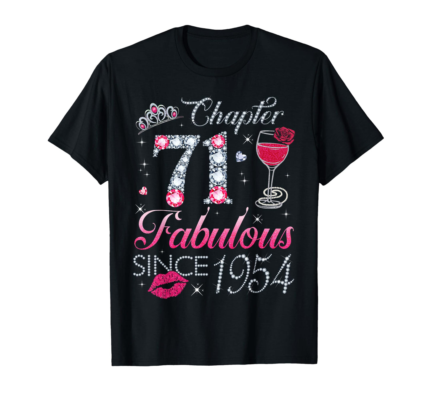 Chapter 71 Fabulous Since 1954 71st Birthday Gift For Women T-Shirt