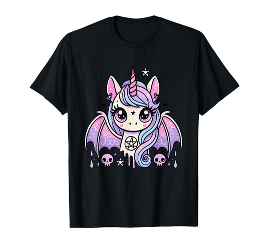 Cute Pastel Goth Aesthetic Kawaii Creepy Teddy Bear T-Shirt