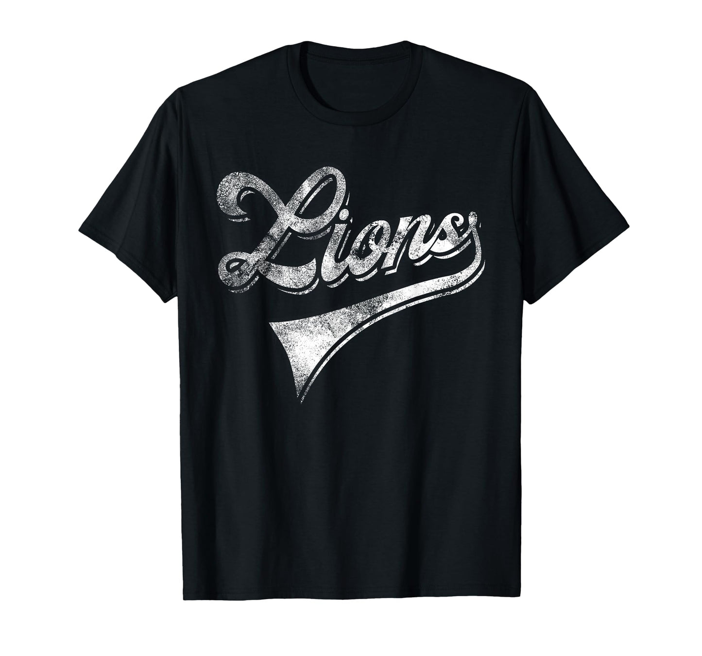 Lions School Sports Fan Team Spirit Mascot Vintage T-Shirt