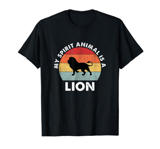 Vintage My Spirit Animal is a Lion T-Shirt