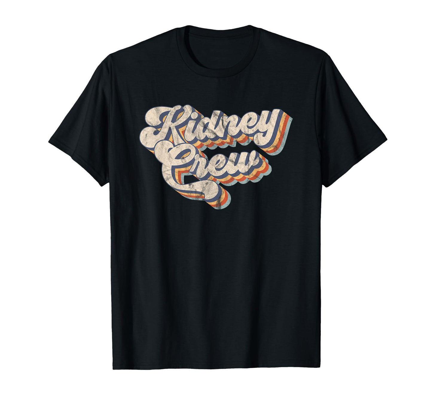 Vintage Retro Kidney Crew Nephrology Nurse For Women Men T-Shirt