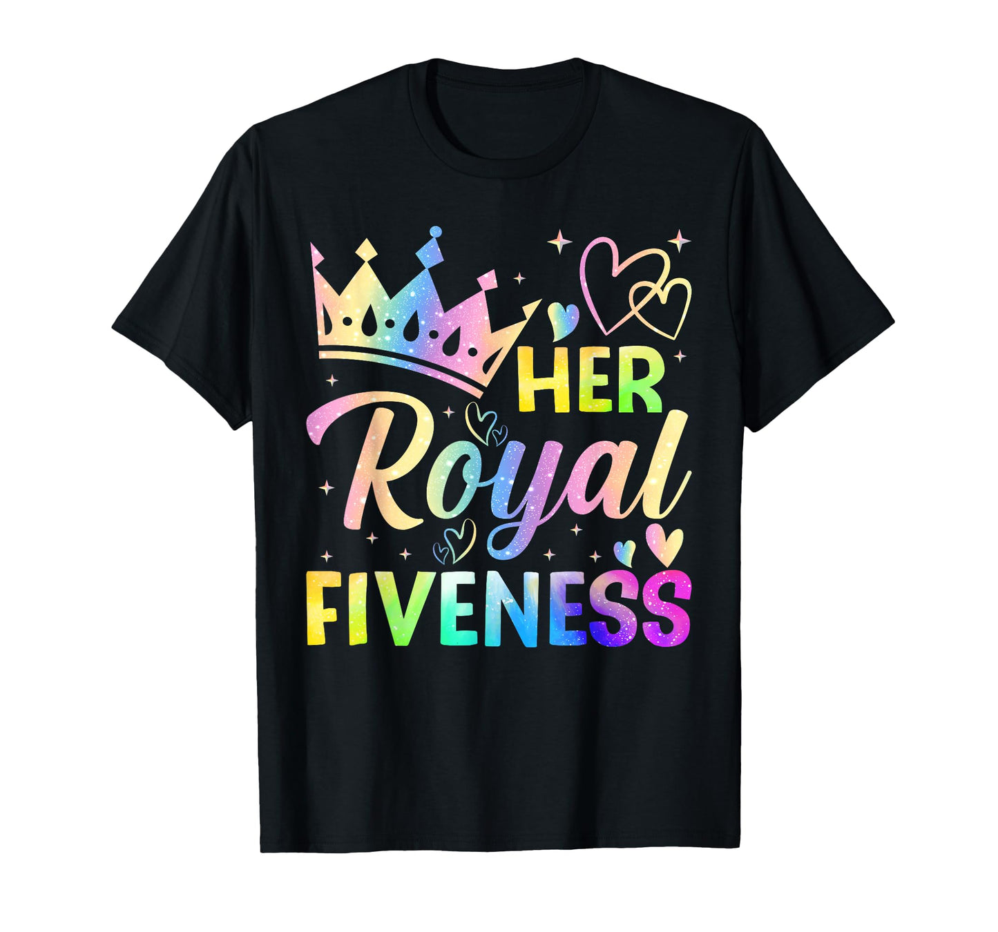 Her Royal Fiveness 5th Birthday 5 Years Old for Girls T-Shirt