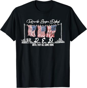 Red Friday Remember Everyone Deployed for Women Men Kid Wife T-Shirt