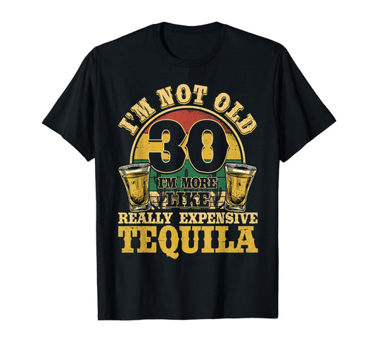 30 Years Old Tequila Mexican 30th Birthday Tequila Drinker T-Shirt