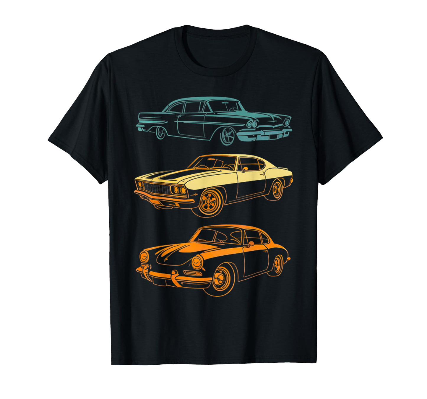 Vintage Cars 70s 80s & 90s Graphic Retro T-Shirt