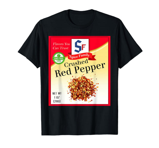 Crushed Red Pepper Spice Group Costume Family Matching T-Shirt